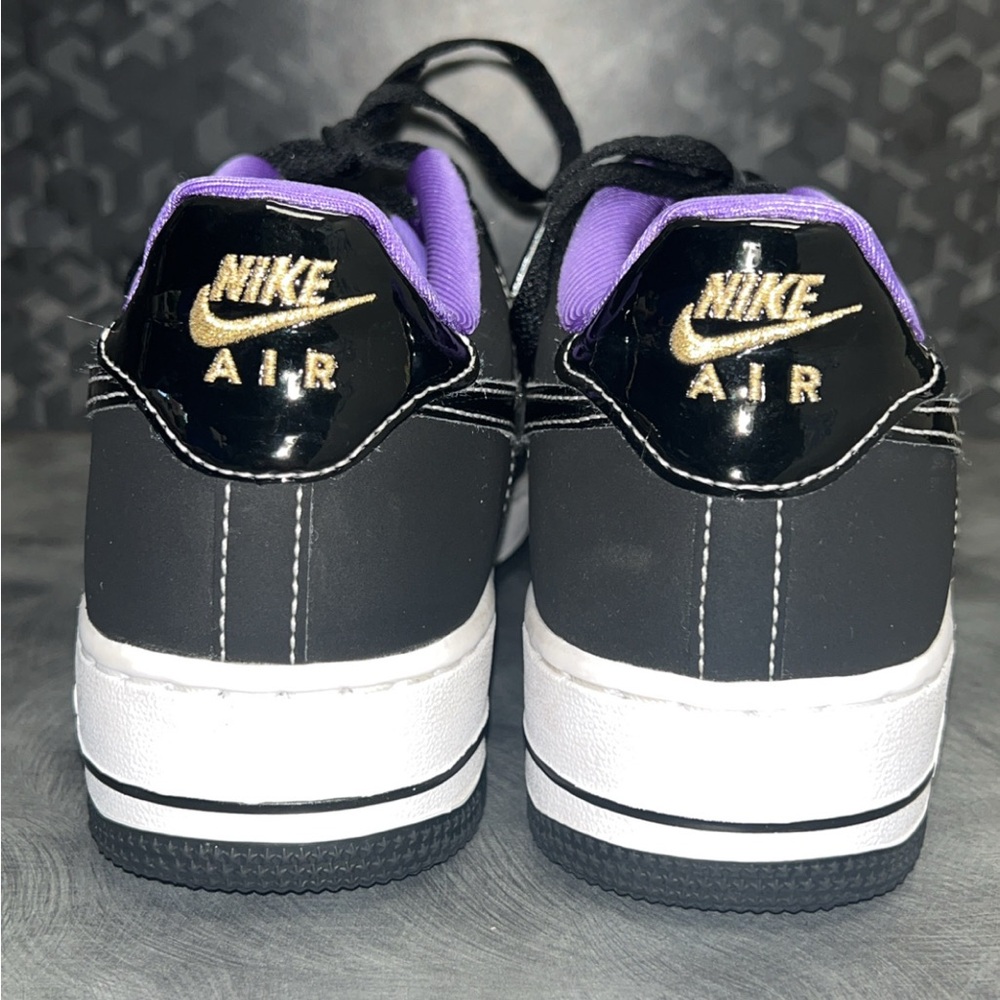 Kids Black and Purple Sneakers - Picture 3 of 6
